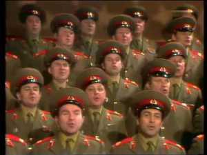 Russian Army Choir aim for Eurovision Entry in 2014. Photograph courtesy of songbird.me