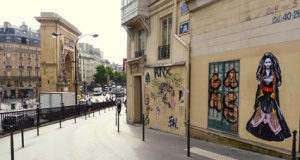 Conchita Wurst Street Art in Paris. Photo : Suriani Flickr
